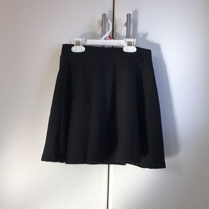 plain black skirt